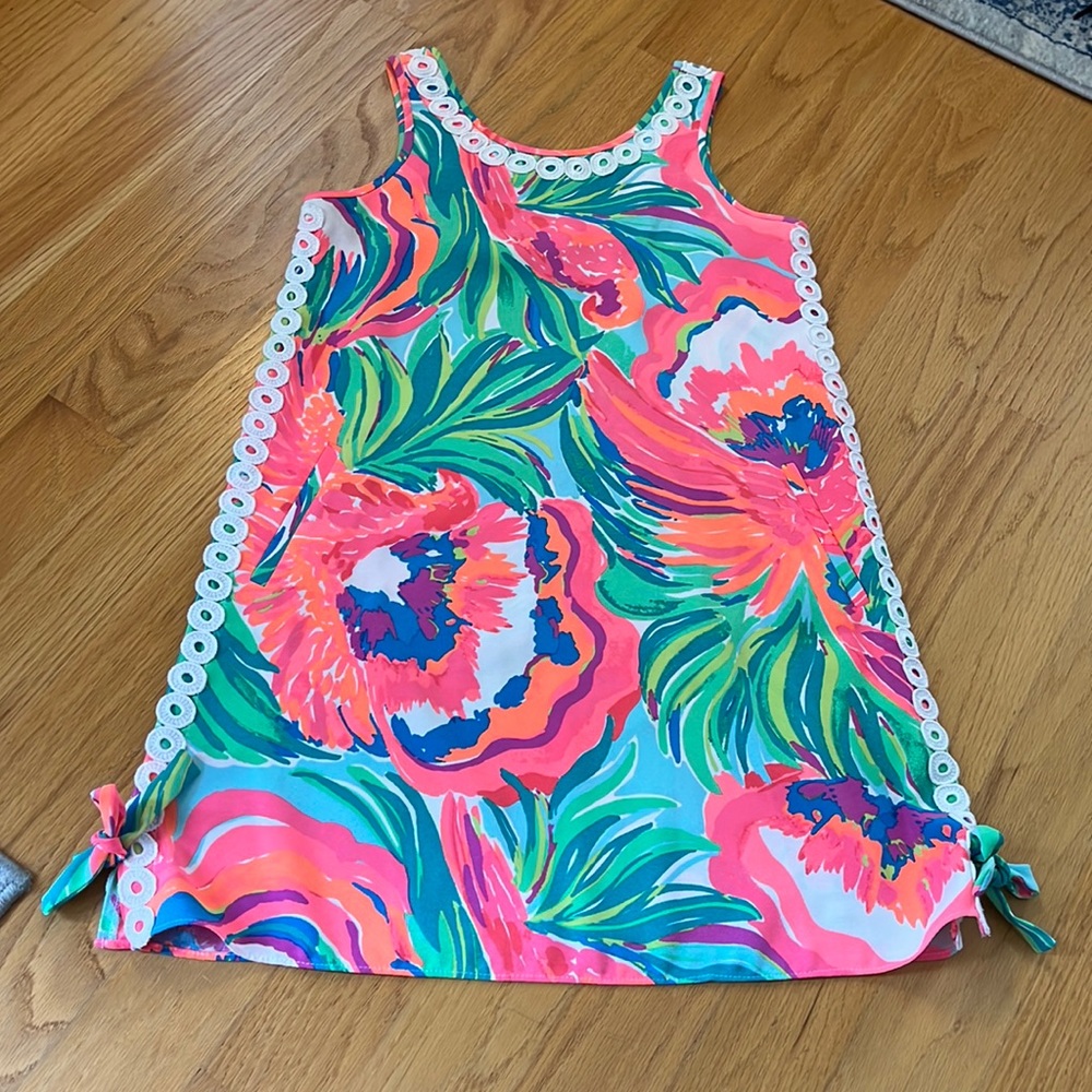 Lilly Pulitzer Stella shift dress green paradise bound size 00